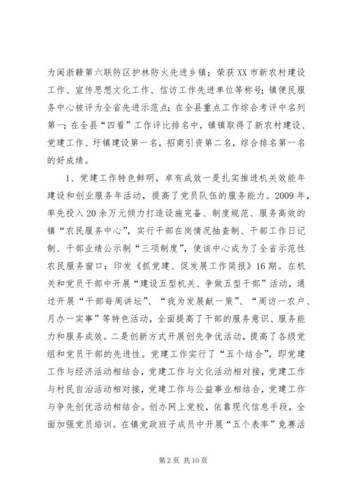 乡镇领导履职及廉洁从政工作报告.docx