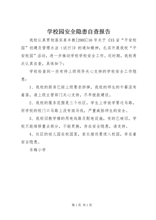 学校园安全隐患自查报告 (2).docx