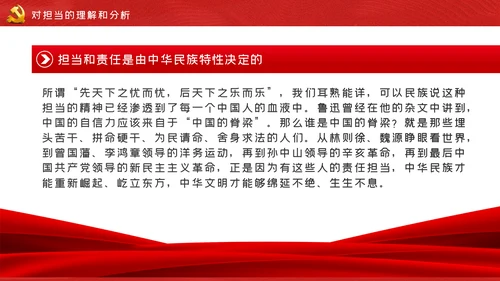 做一名忠诚担当的党员干部党课PPT模板