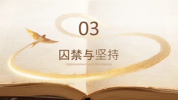 黄色简约风人物事迹介绍PPT