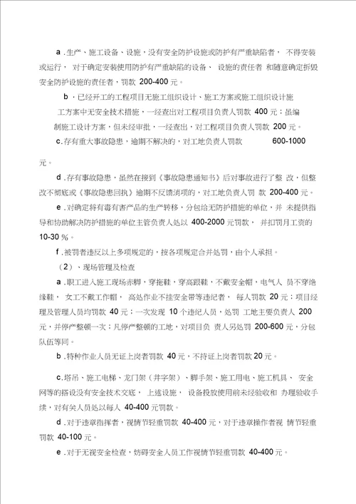 安全生产大检查方案观澜项目资料