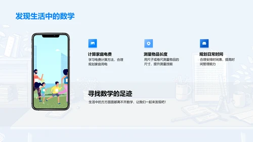 生活中的数学实践PPT模板