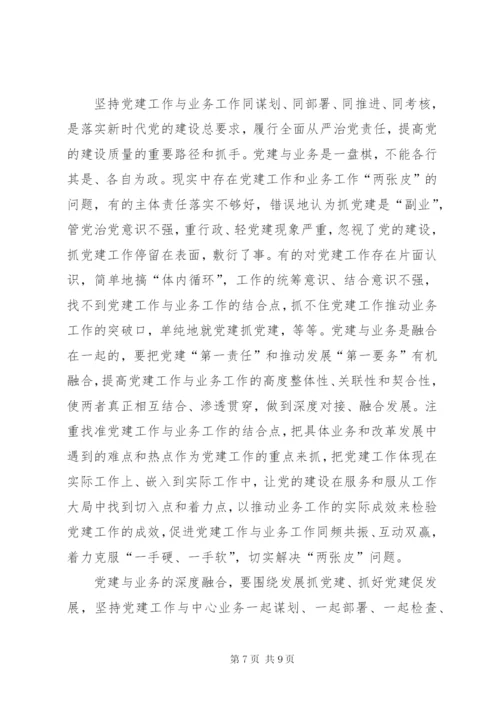 关于党建与业务发展的思考文章六篇.docx