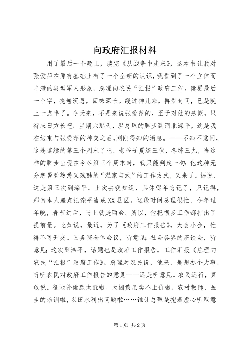 向政府汇报材料 (5).docx