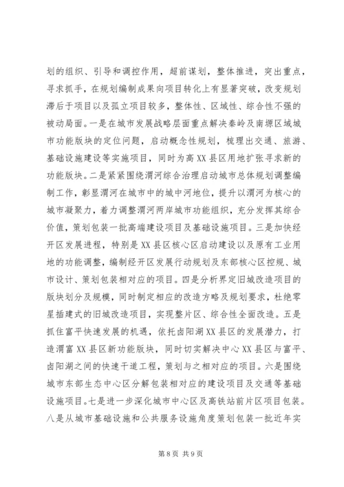 市城乡规划管理局工作总结.docx