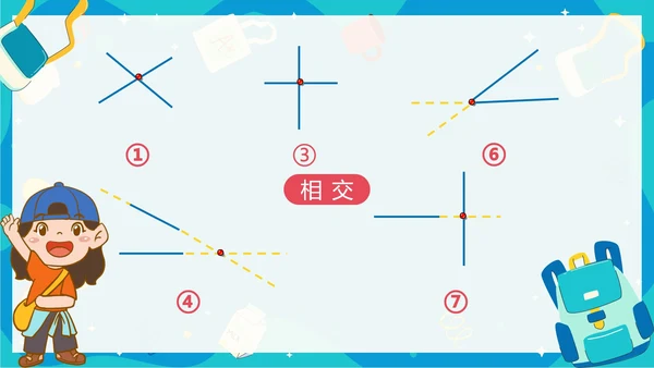 人教版数学四年级平行四边形平行与垂直课件PPT模板