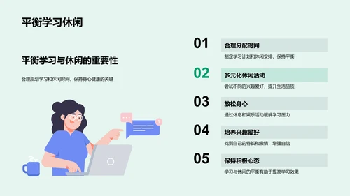 学习压力解析报告PPT模板