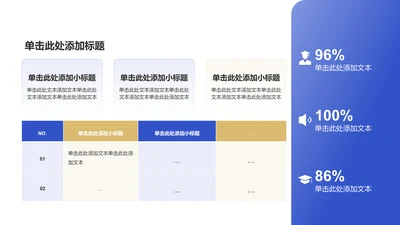 创意风教育毕业答辩PPT表格