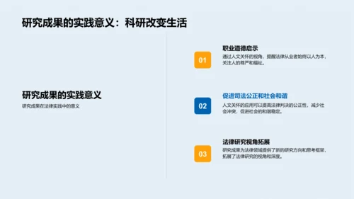 人文法律答辩报告PPT模板