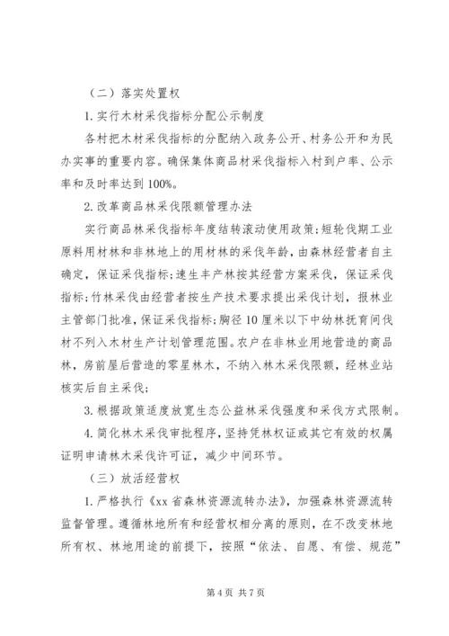 集体林权私有化实施方案 (6).docx