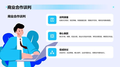 蓝色3D风典型病例汇报