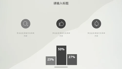 白色极简高级感商务汇报PPT模板