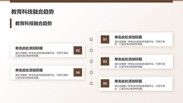 棕色3D风工作方向规划PPT