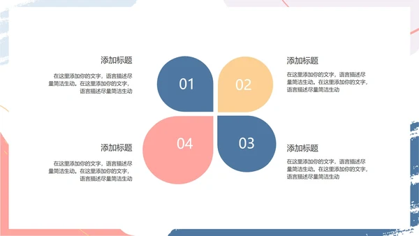 白色水彩风小清新工作总结汇报PPT模板