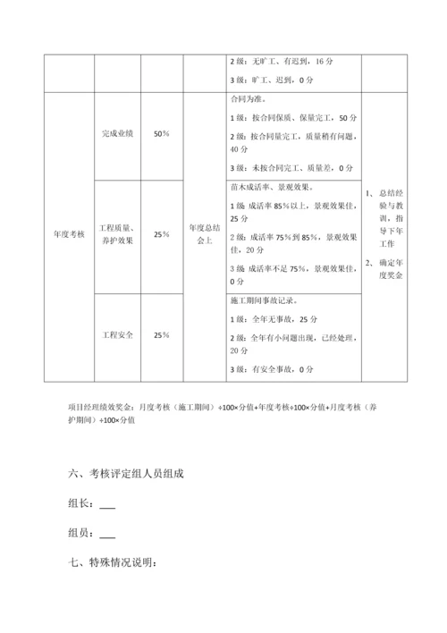 园林绿化公司工资与绩效考核方案.docx
