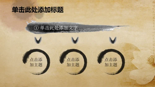 古香古色中国风佛教PPT动态模板信佛
