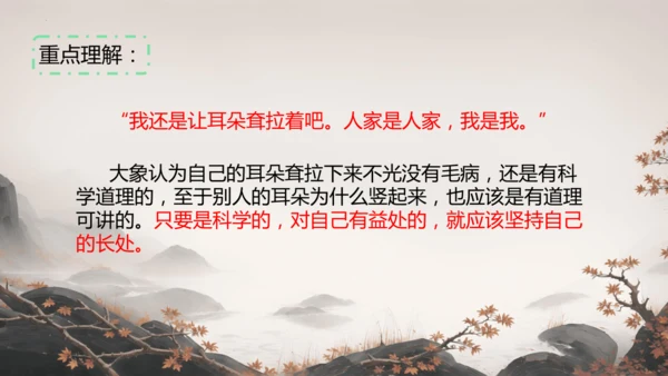 19大象的耳朵  课件