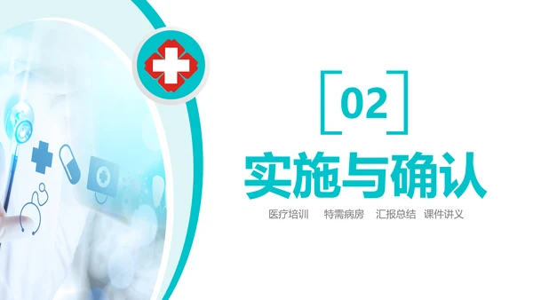 绿色简约可视图表跌倒品管圈PPT品管圈医疗质量管理品管圈