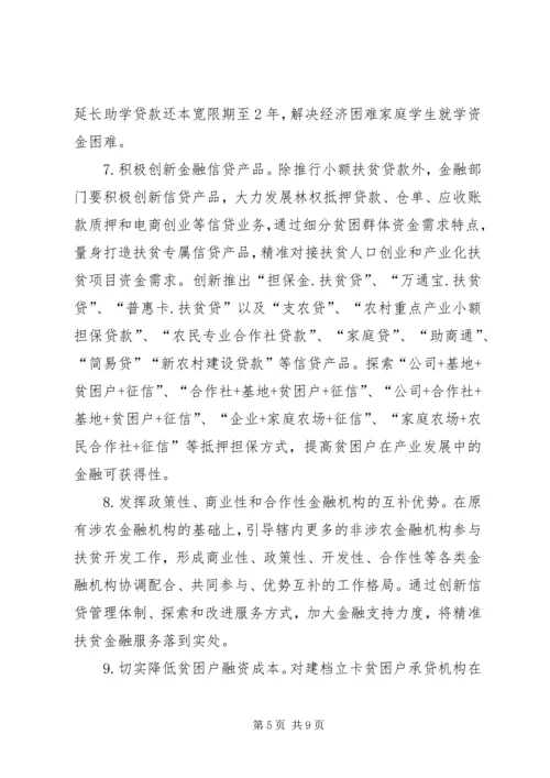 市金融扶贫实施计划.docx