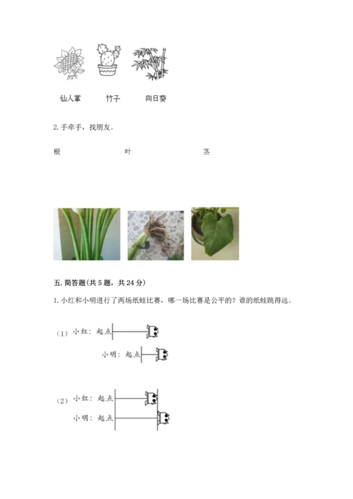 教科版一年级上册科学期末测试卷带答案（巩固）.docx