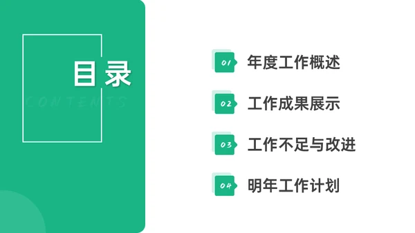 医药行业年终总结汇报清新绿通用PPT模板