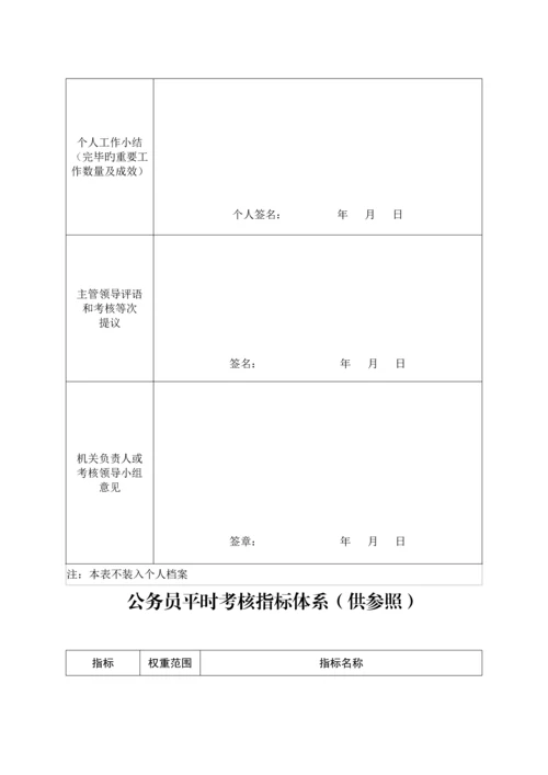 公务员平时考核方案.docx