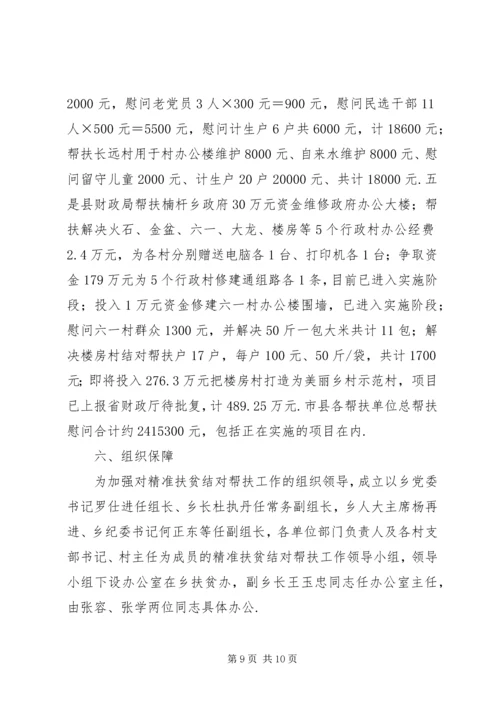 楠杆乡精准扶贫帮扶计划精准扶贫帮扶记录.docx