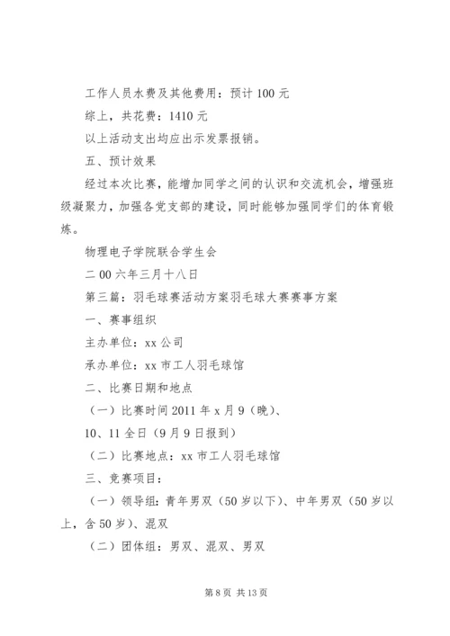 羽毛球赛计划方案.docx