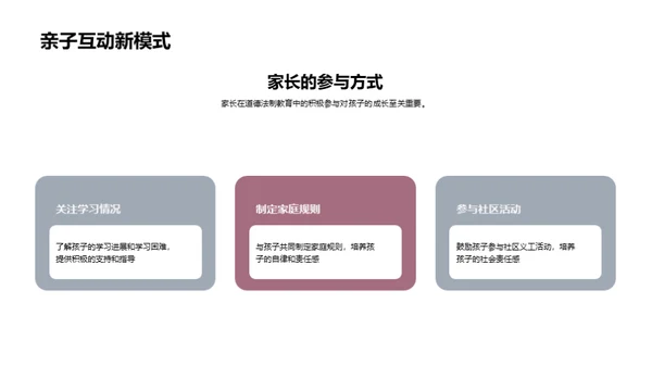 塑造品格 传递法制