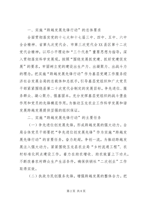 跨越发展先锋行动实施方案.docx