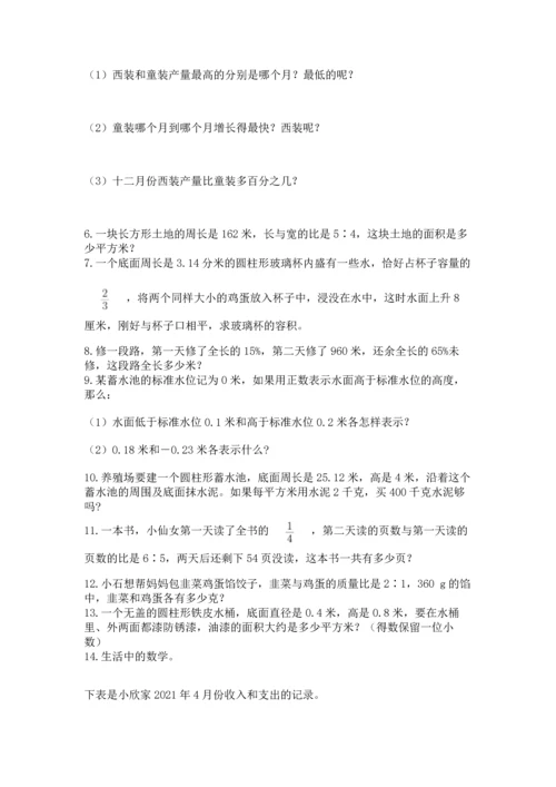 小升初数学应用题50道含完整答案（全国通用）.docx