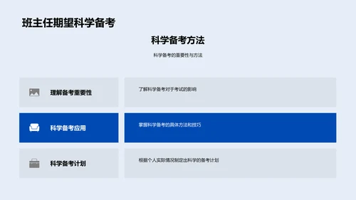 初三科学备考法PPT模板