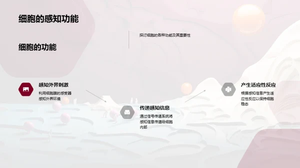 3D风生物医疗教学课件PPT模板