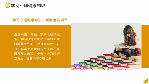 中小学生心理健康应知应会PPT模板