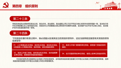 中国共产党党组工作条例学习解读党课PPT