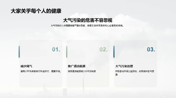 关注大气污染，呼吸健康空气