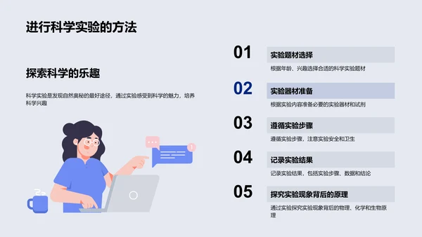 科学基础解读PPT模板