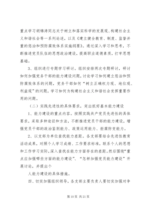 福利企业党支部创优争先活动计划.docx