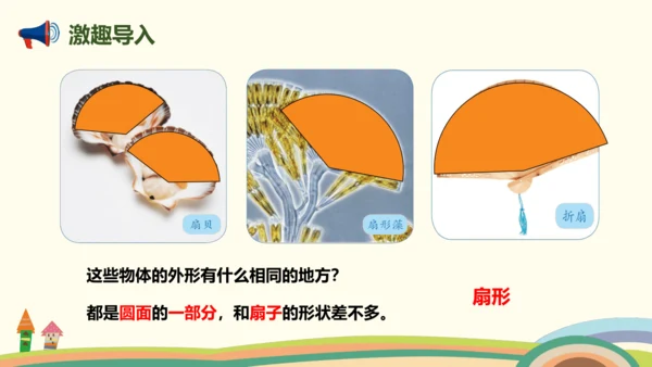 人教版数学六年级上册5.7  扇形的认识课件(共23张PPT)