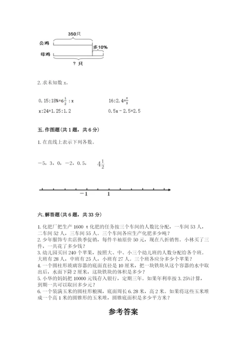 巢湖市小升初数学测试卷汇编.docx