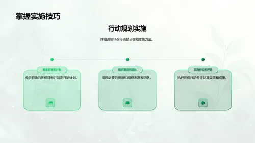 我们的环保实践PPT模板