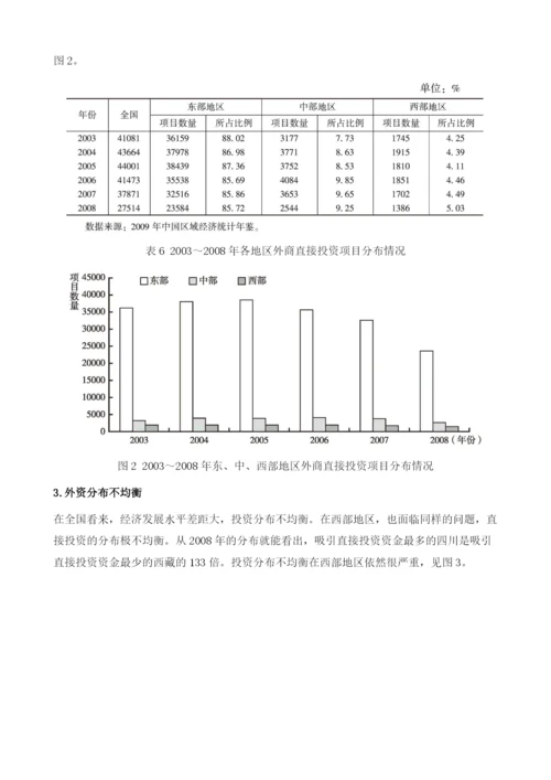 中国西部地区国际投资发展报告.docx