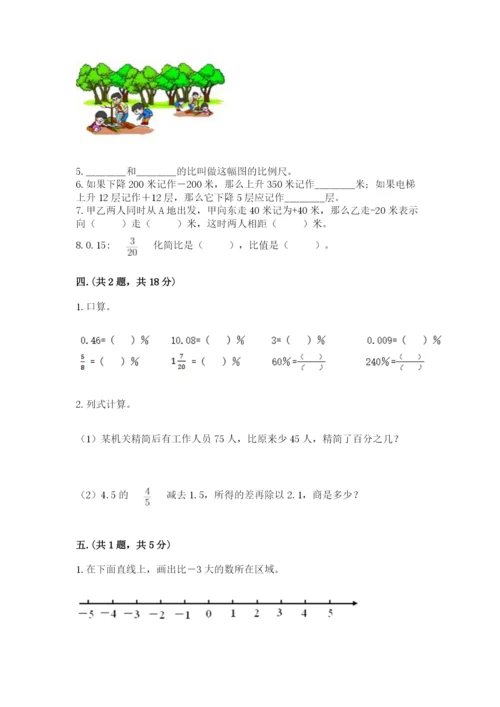 小学六年级数学期末自测题附完整答案（夺冠）.docx