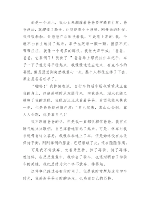 一次难忘的经历作文600字.docx