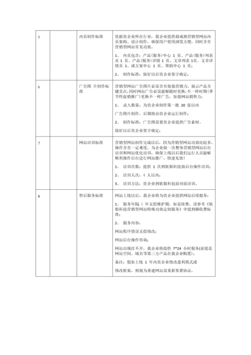 网站制作统一标准作业流程及功能清单.docx