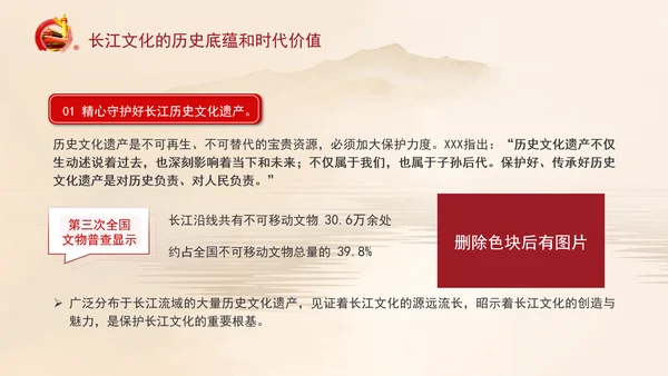 长江文化的历史底蕴和时代价值专题党课PPT