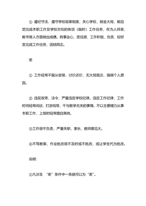 小学教师考核方案.docx