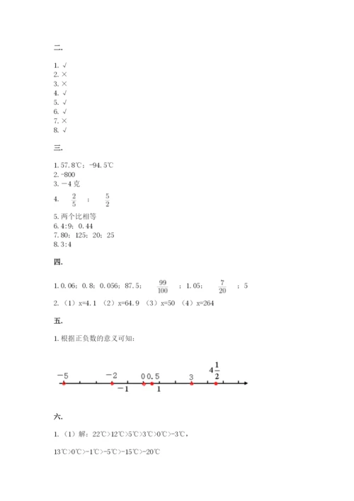 小学毕业班数学检测题含答案（最新）.docx