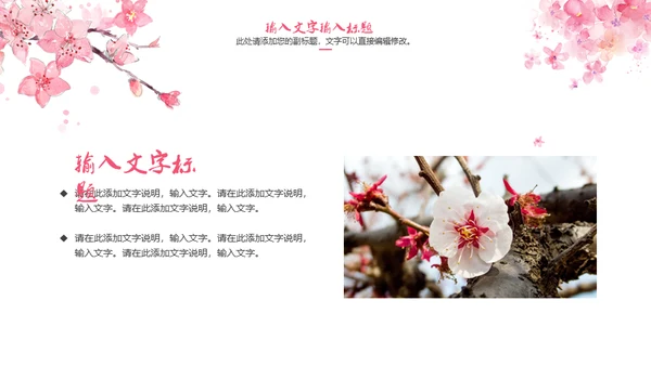 三生三世十里桃花浪漫爱情通用PPT模板