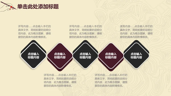 线条毕业论文答辩PPT模板